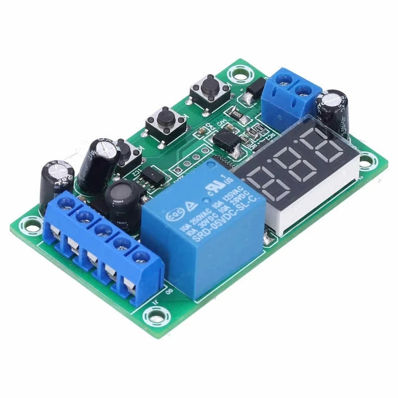 Modulo di rilevamento corrente cc, relè, display digitale, controller interruttore allarme sovracorrente, protezione stallo motore