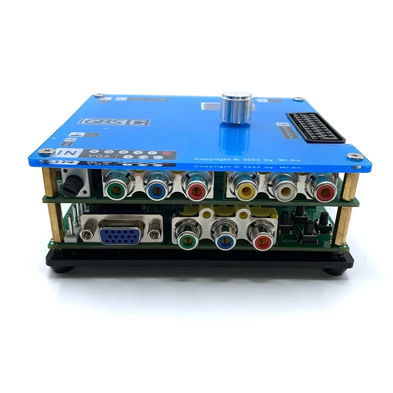 GBSC Converter GBS Control Game Video Transcoder GBSC RGBS VGA Scart Ypbpr Signal to VGA HD Upscalers