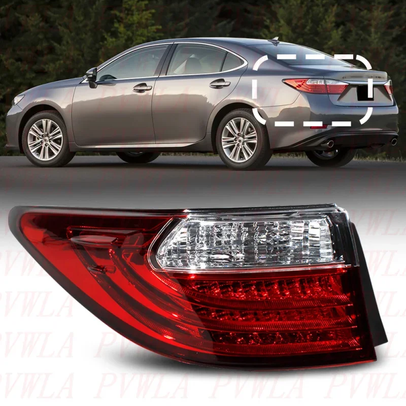 Für Lexus ES350 2013 2014 2015 Linke Äußere Seite LED 3 Pins Rücklicht Hinten Lampe Bremslicht Auto zubehör 81561-33560