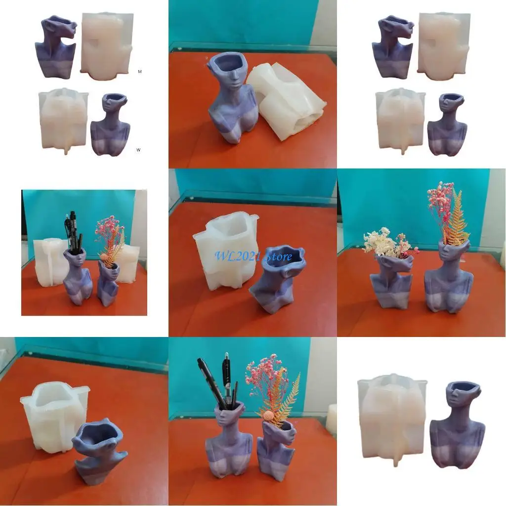 

G5GC форма тела для бюста, форма для литья из смолы, гипсовая цементная форма, сделай сам, художественное украшение, ремесло