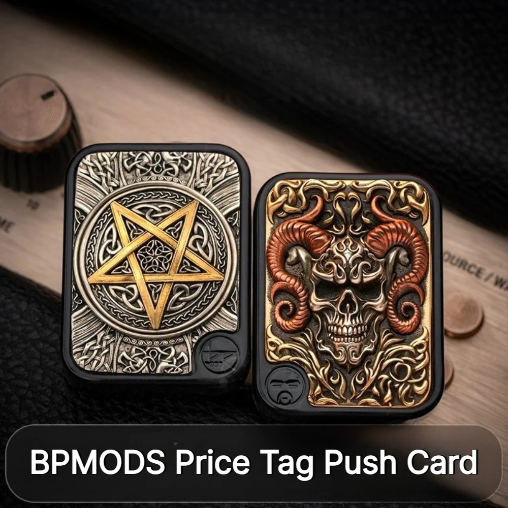 bpmods-edc-price-tag-series-magnetic-mechanical-metal-engraving-fingertip-push-card-stress-relief-toy