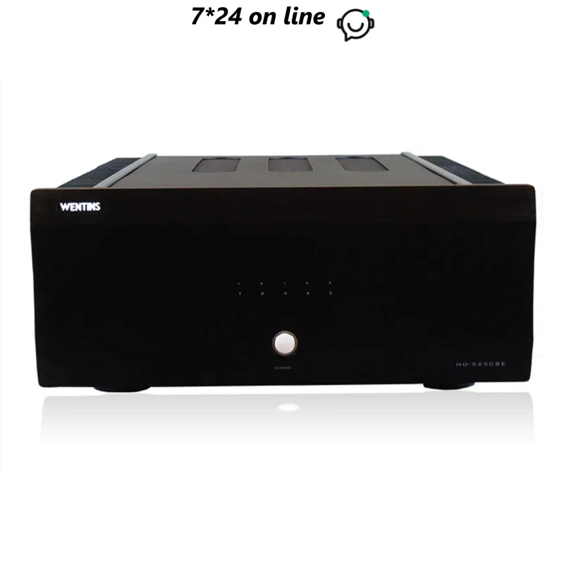 W-005 WENTINS HD5250SE 5 channel home theater boutique AV pure power amplifier 250W power amplifier Voltage 115V/60HZ~230V/50Hz