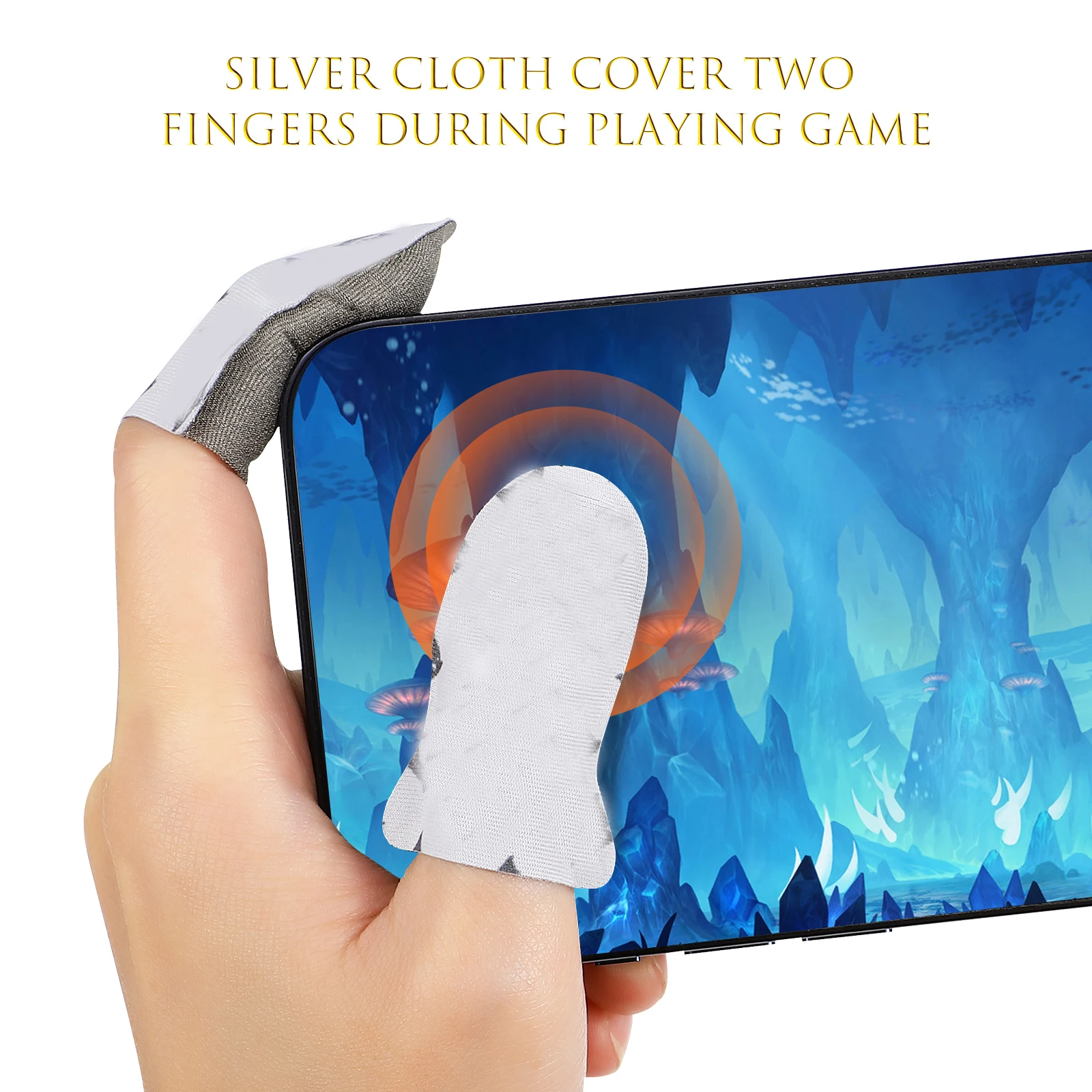 

Upgraded Game Controller Mobile Trigger High Sensitivity Non- Design Compatible Stable Connection Ergonomic