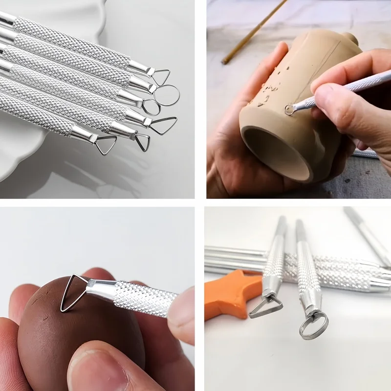 Ceramic repair tool Aluminum seven needle manual detail ceramic needle punch