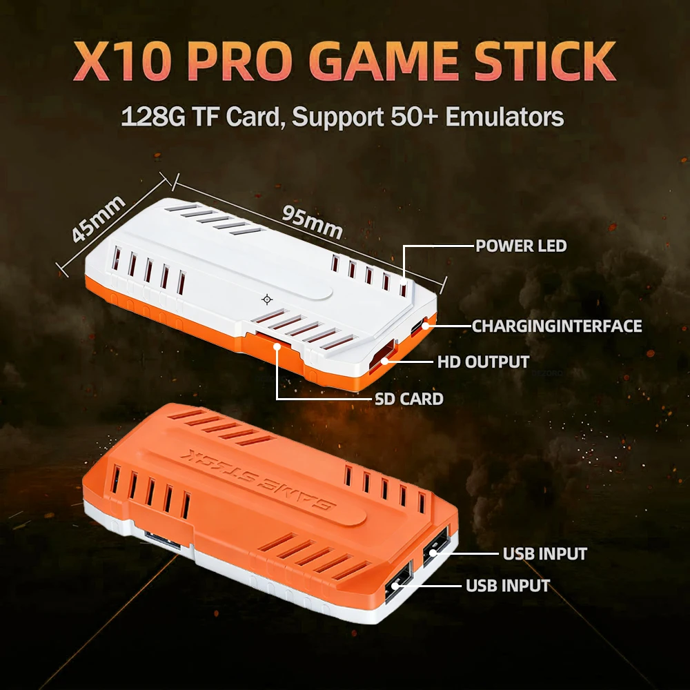 GamePulse Nowy X10 PRO 128G 50 – Gaming Console Brands recenzja i cena
