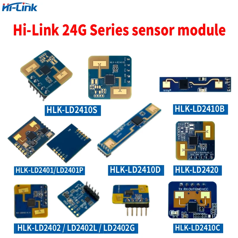 

Free Shipping Hi-Link LD2410B LD2451 HLK-AI-10W HLK-30M12C