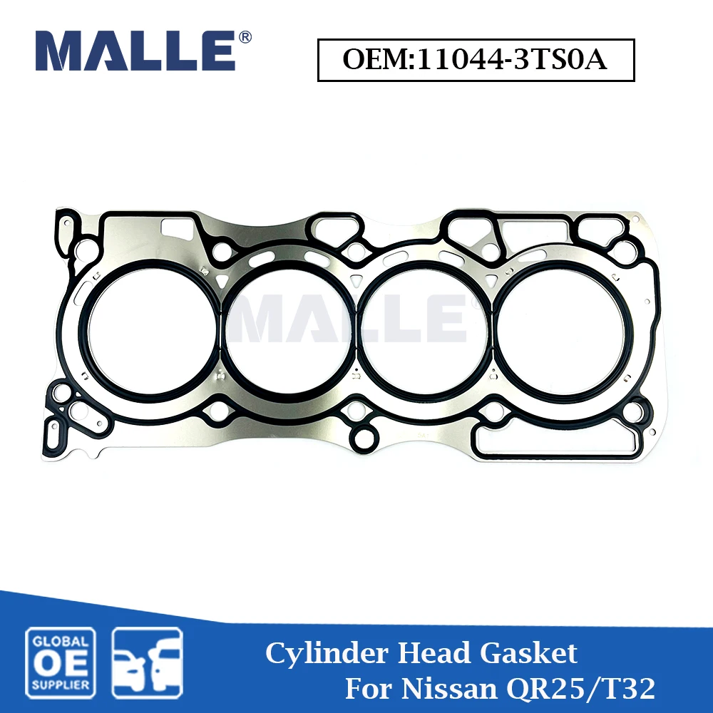 

Engine Cylinder Head Gasket For Nissan Teana L33 X-taril T32 Murano Z52 QR25 T32 QR25DE Auto Parts Car Accessories 11044-3TS0A