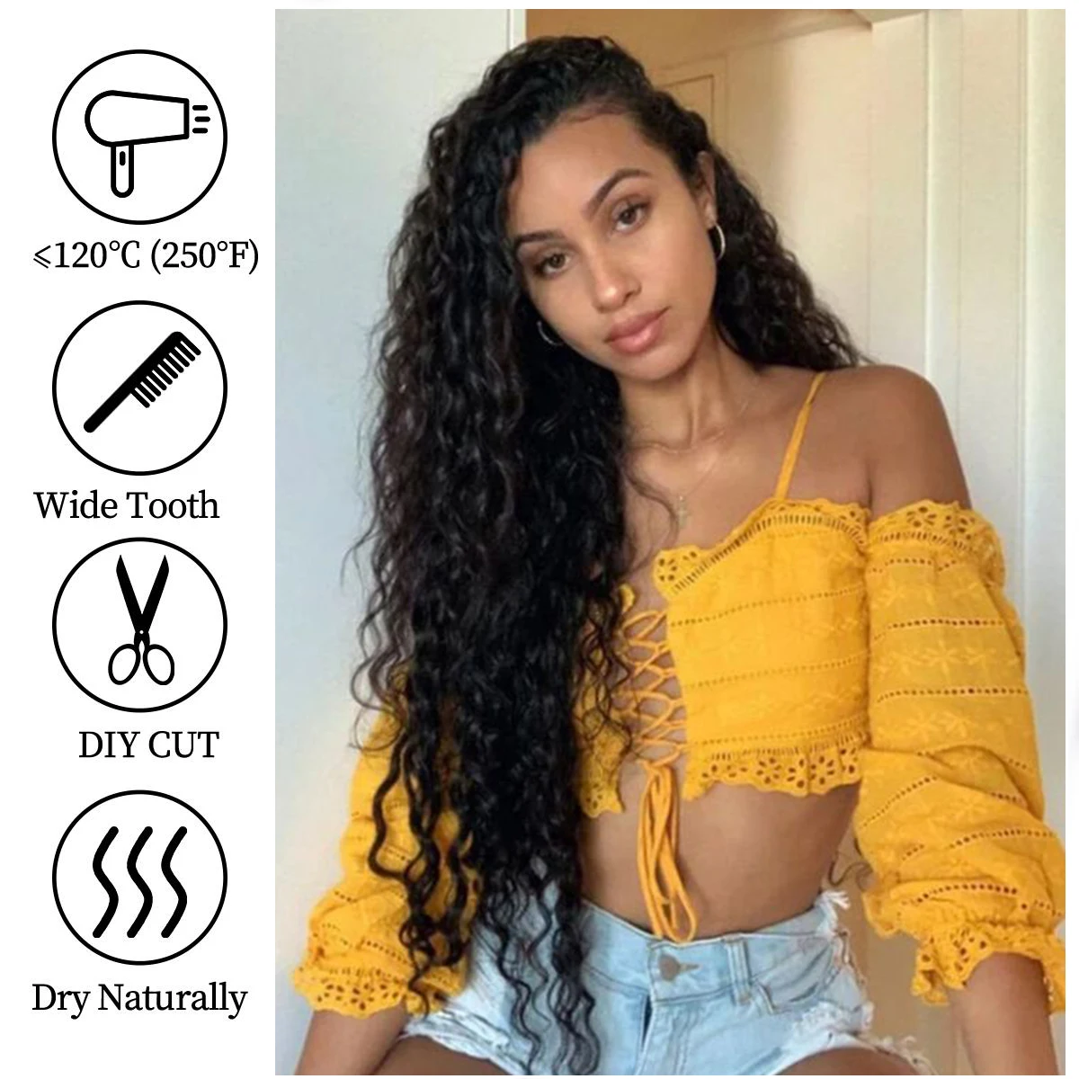 32 Inch Long Ariel Curly Deep Wave Braid Hair Synthetic Water Wave Crochet Hair Brown Blond Braiding Hair Extensions for Women