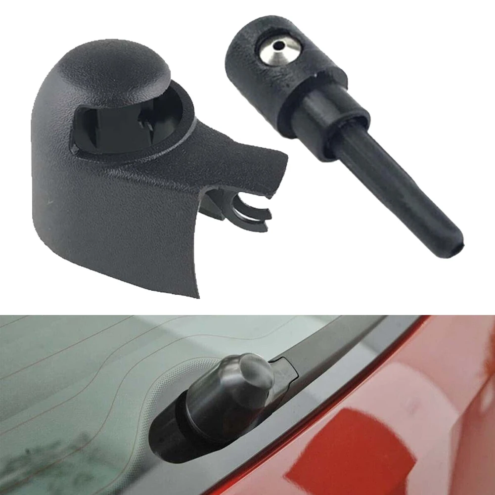 Car Windshield Rear Wiper Arm Rocker Bolt Cover Cap Washer Jet Nozzle For B7 For GOLF For SKODA  For Touran 6Q6955435D