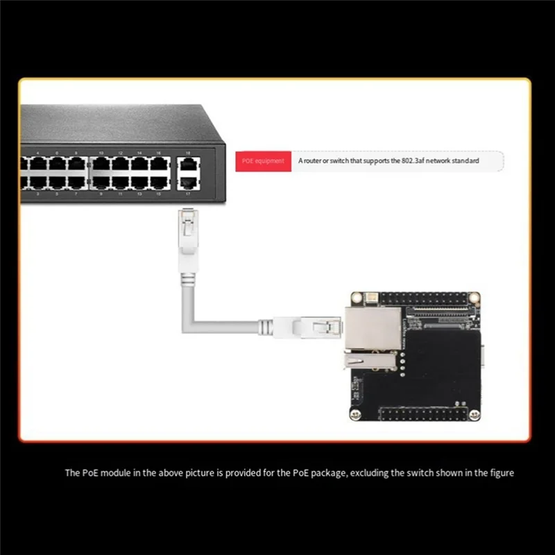 Neu! !Für Luckfox Nova Development Board RK3308B Mit POE + WIFI Modul Onboard EMMC-8GB 512 MB DDR3 Codec Audio Decoder VAD Modul