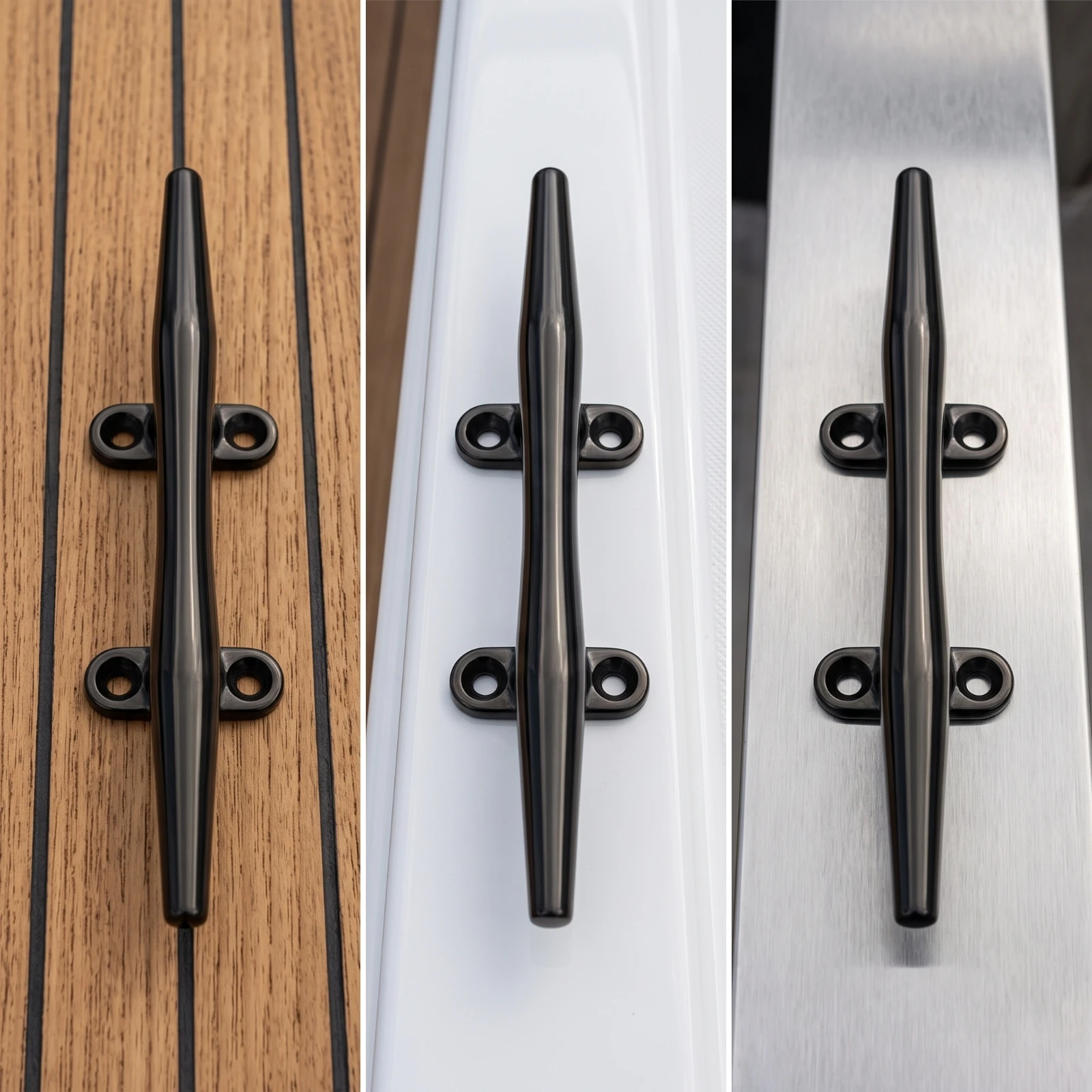 Mooring Cleat 316 Stainless Steel Boat Cleat Hardware Nautical Long-Lasting for Boats, Docks