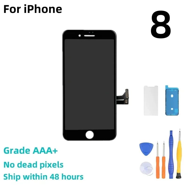 LCD Screen for iPhone 6 6S 7 8 Plus Digitizer Assembly for iPhone 5 5S  Touch Glass for iPhone 6plus 7plus  Display Replacement