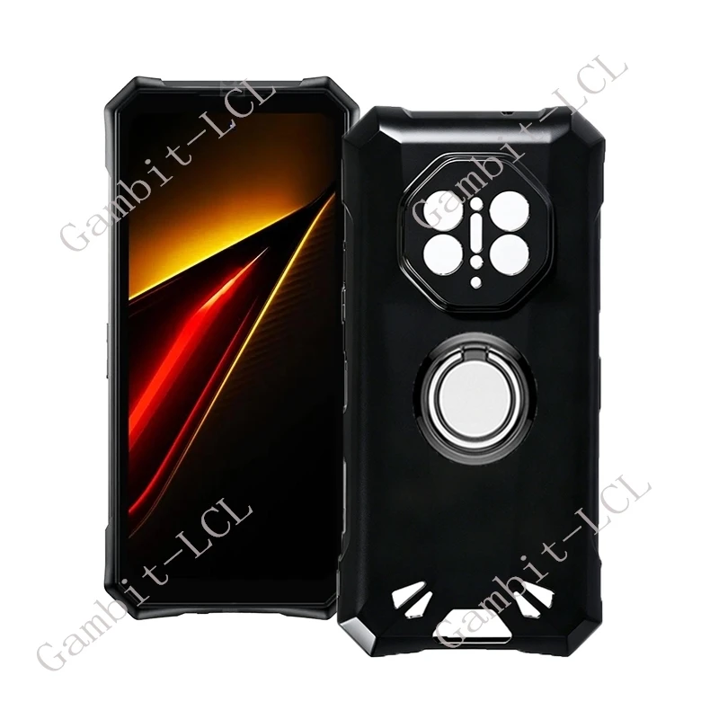 

For Doogee S300 Pro Plus 2026 S300Pro S300Plus 6.78" Back Ring Holder Bracket Phone Case Smartphone TPU Soft Cover