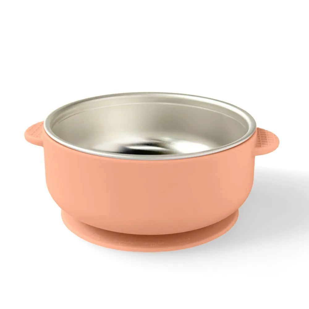 

Силиконовая присоска из нержавеющей стали 304, съемная разделенная конструкция, обучающая миска для младенцев, термостойкая детская присоска