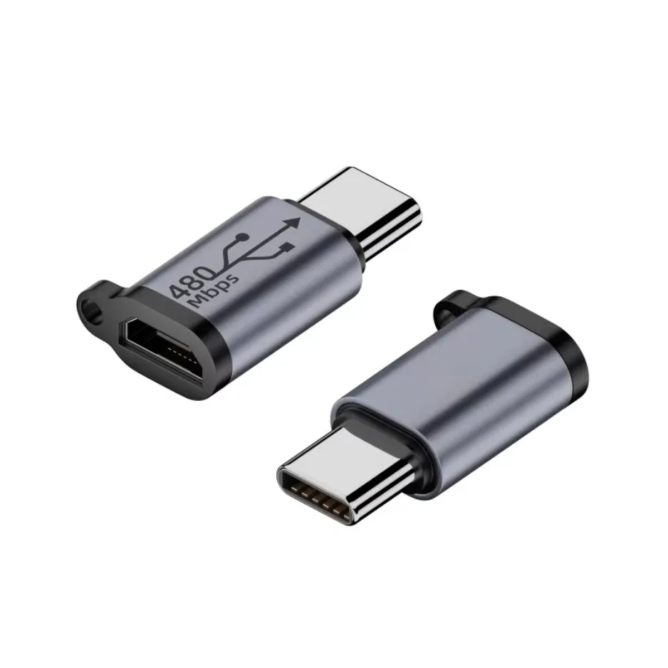 XIKCU Type C Female to Micro USB/Type Female to Mini USB/Micro USB Female to Type C/Micro USB Female to Mini USB Plug Adapter image 6