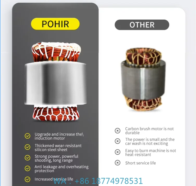 Maszyna czyszcząca do myjni samochodowej Automatyczna myjka ciśnieniowa Przenośna myjka wysokociśnieniowa Myjka samochodowa z dyszą wodną Profesjonalna myjka wodna