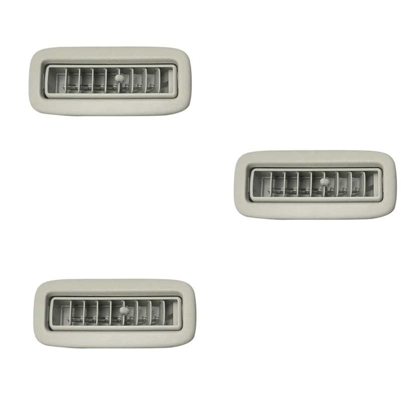 3X Beige Car Roof Top Side Air Conditioning Vent A/C Panel Grille Cover For Mitsubishi Pajero V93 V97 Montero V95 V87