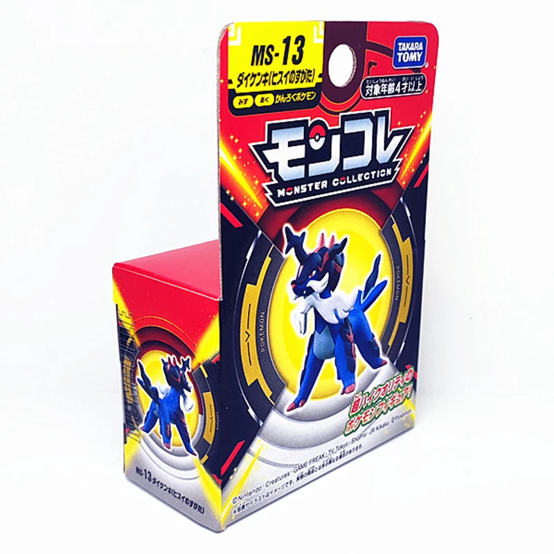 Modelo Pokémon Takara Tomy, Boneca Hisui Samurot, Coleção Kawaii, Figura Comemorativa, Jogo Anime Japonês, Brinquedos Periféricos, Presente de Aniversário