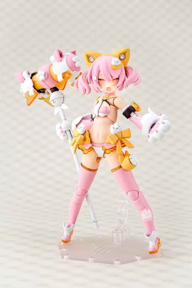 Kotobukiya KP740 MEGAMI DEVICE 14cm PUNI MOFU BLADE 6300 Armed Goddess B2 Cheshire Cat Mobile Suit Girl Anime Action Figure Doll