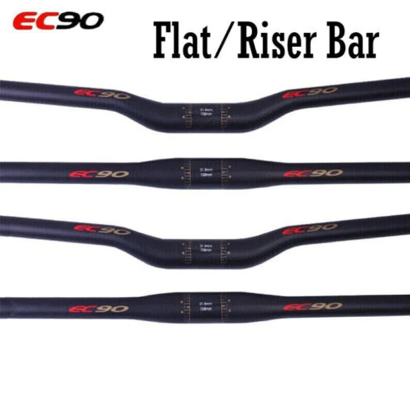 

EC90 25.4/31.8mm Carbon Bicycle Handlebar 660/680/700/720/740/760 MTB Riser Bar 31.8mm 25.4mm DH Bike Handle Flat Bar