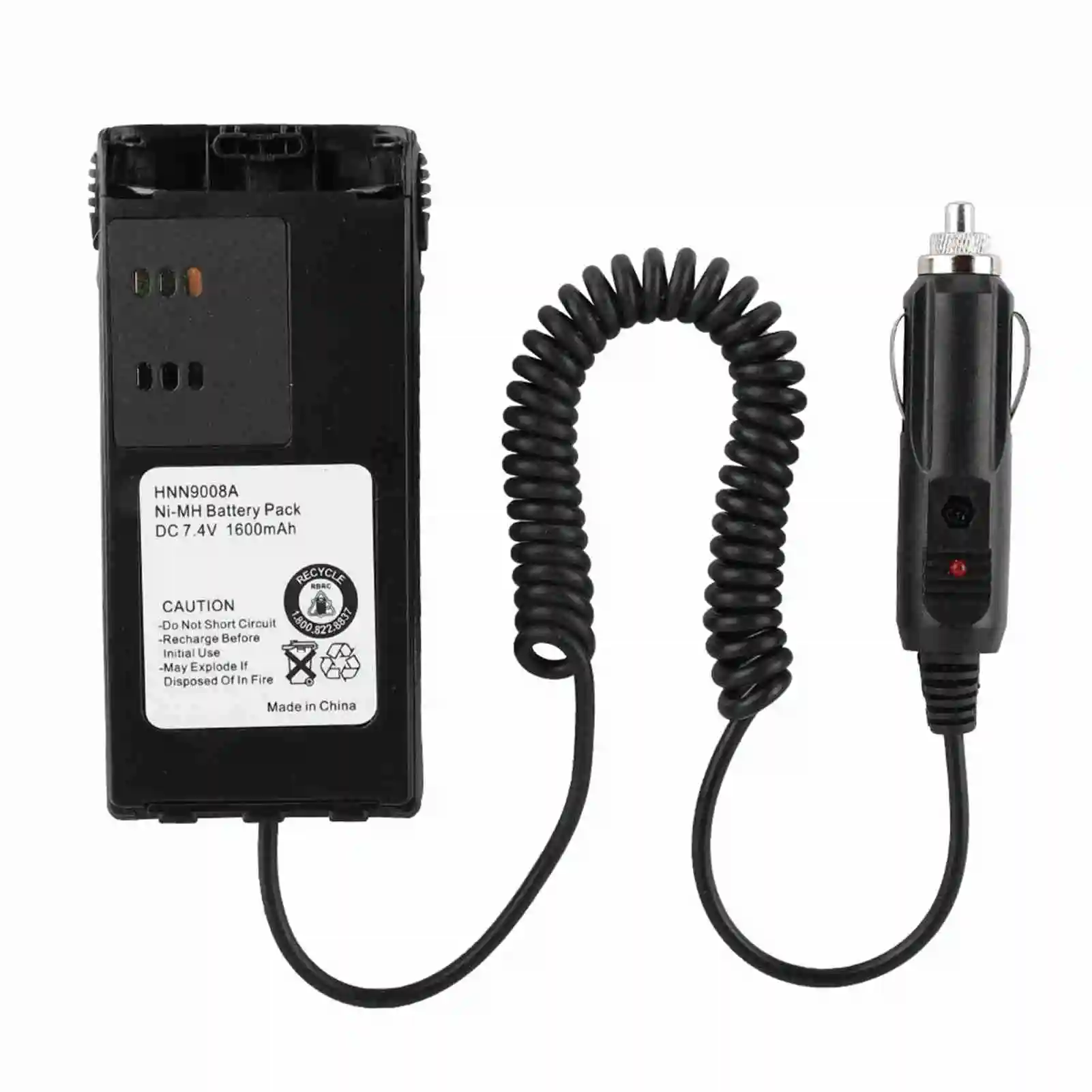 Eliminatore batteria 12 V per Motorola HNN9008 GP320 GP328 GP338 GP340 GP360 GP380 GP640 GP680