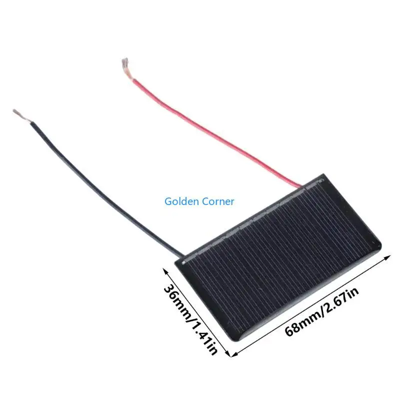 E15D Small 5V 60mA Solar Panel Easy Carry Solar Power for Efficient Energys Conversion