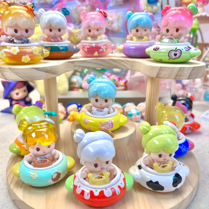 

Новая официальная новая мини-слепая коробка Yoyo Youyou- Wan Yo Gravity Series, милый космический корабль, милая коллекция фигурок, декор для рабочего стола, подарки