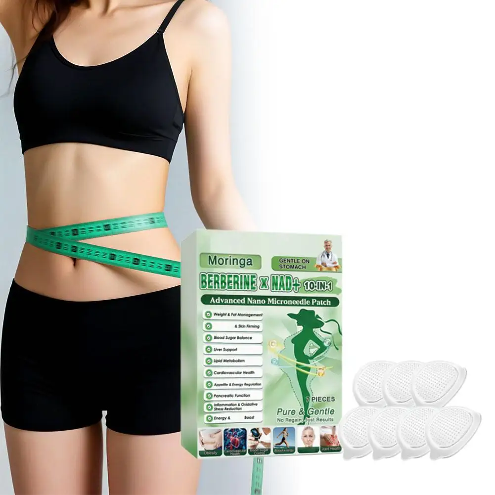 Nano-Microneedle Slimming Patch Deeply Penetrate Promotes Fat Metabolism Unisex  Body Shaping Microneedle Patches