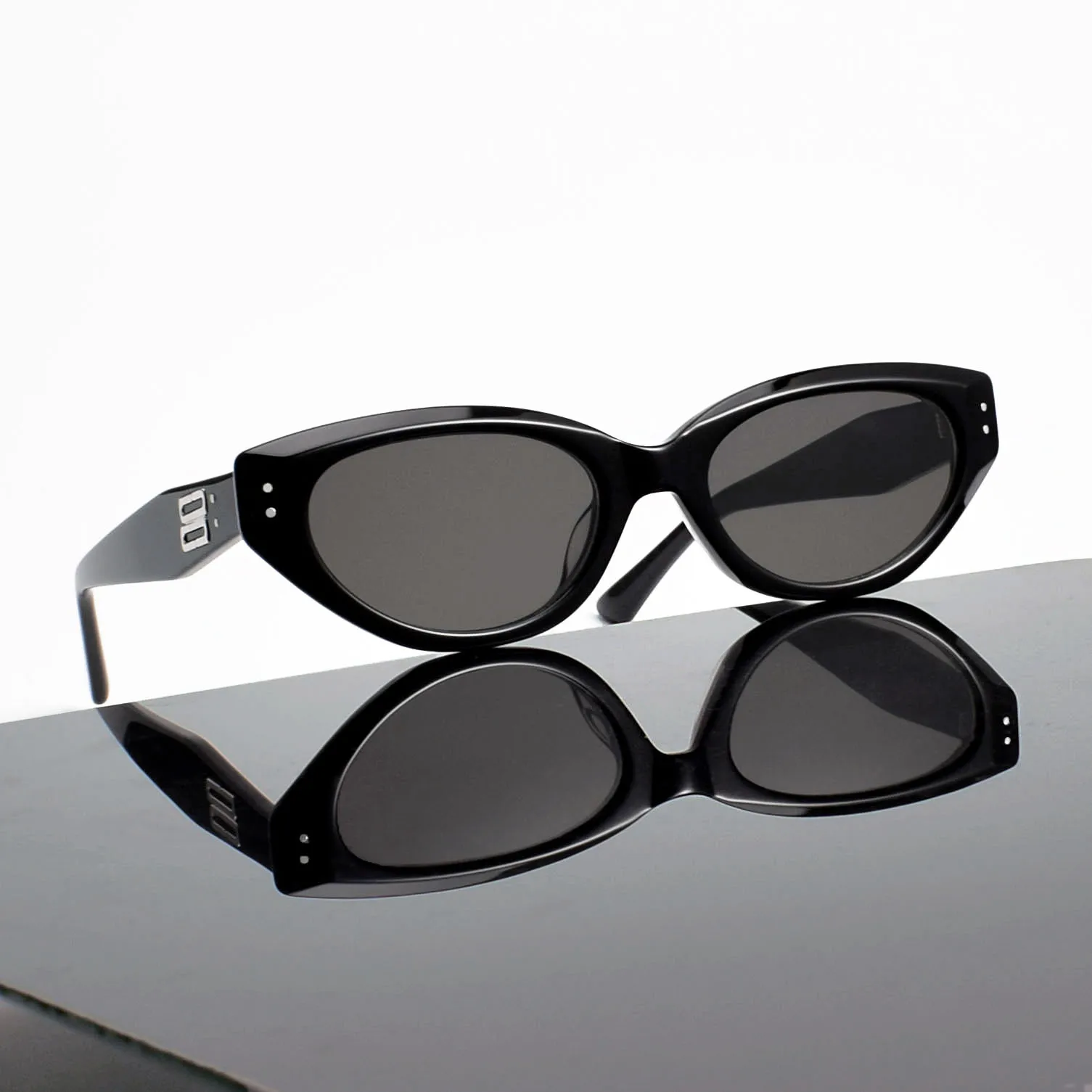 روكوكو موضة جنرال موتورز نمط عالية الوضوح حجم كبير سيدة لطيف الرجال خلات النظارات الشمسية الوحش النساء الظل UV400 نظارات شمسية