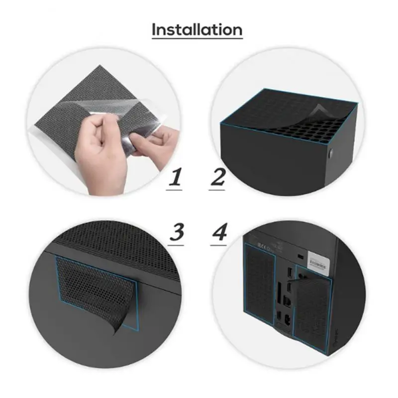 Host Dustproof Rack Wear-resistant For Series X Game Accessories Console Dust Cover Durable Pvc Cover Dustproof Cover