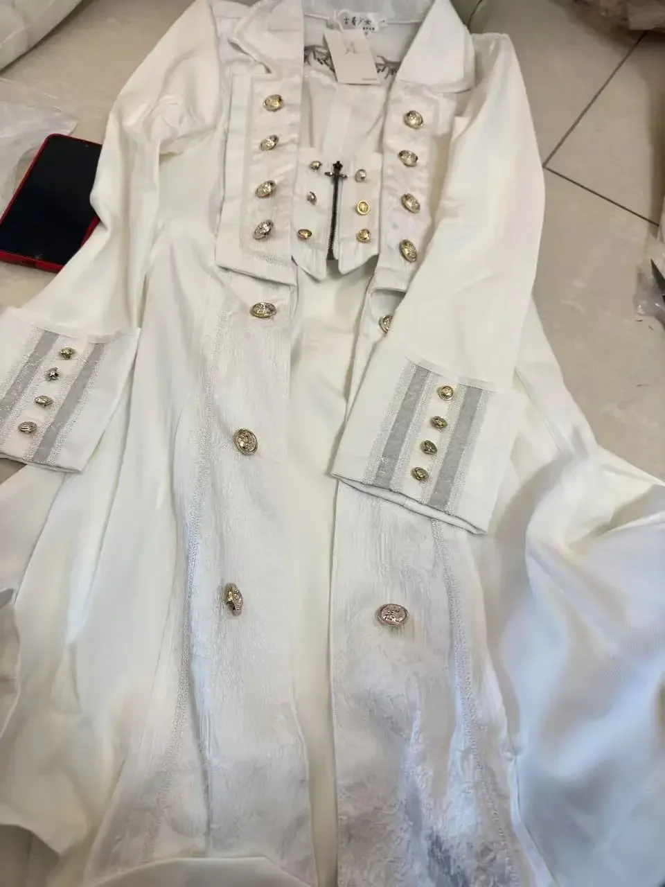 Gothic British Long Trench Coat - Retro Japanese Knight Style Slimming Jacket for Lolita Sweet Outfit