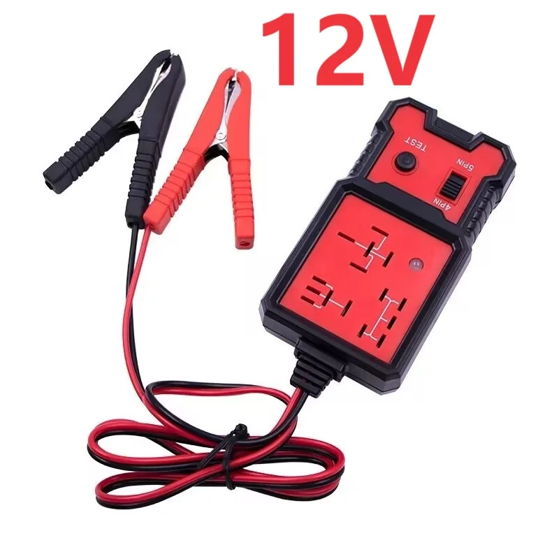 

Universal 12V Car Relay Tester Tool Electronic Automotive Relay Tester For Auto Battery Industrial Equipment Checker Tool