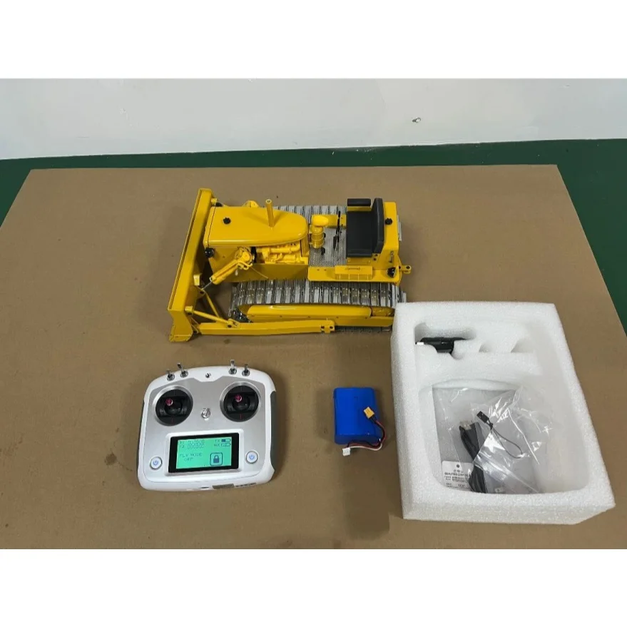 

Металлический радиоуправляемый гидравлический бульдозер MDRC D7 1/14 RTR с ЧПУ, звуковой и световой системой, аккумулятором, пультом ДУ, модель инженерной машины-бульдозера