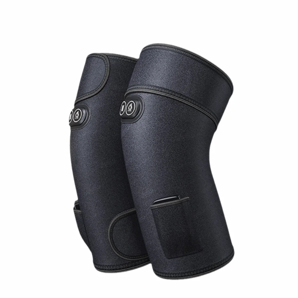 

3 Heat Levels Heated Knee Wrap 6 Adjustable Vibrations Joint Pain Relief Heated Knee Brace Therapy Arthritis Pain Relief
