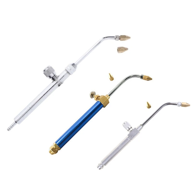 Metal Mini Gas Little Torch Welding Soldering Kit Torch Micro Jewelry Gas Welding Torch Replaced Flexibly Double Head wholesales