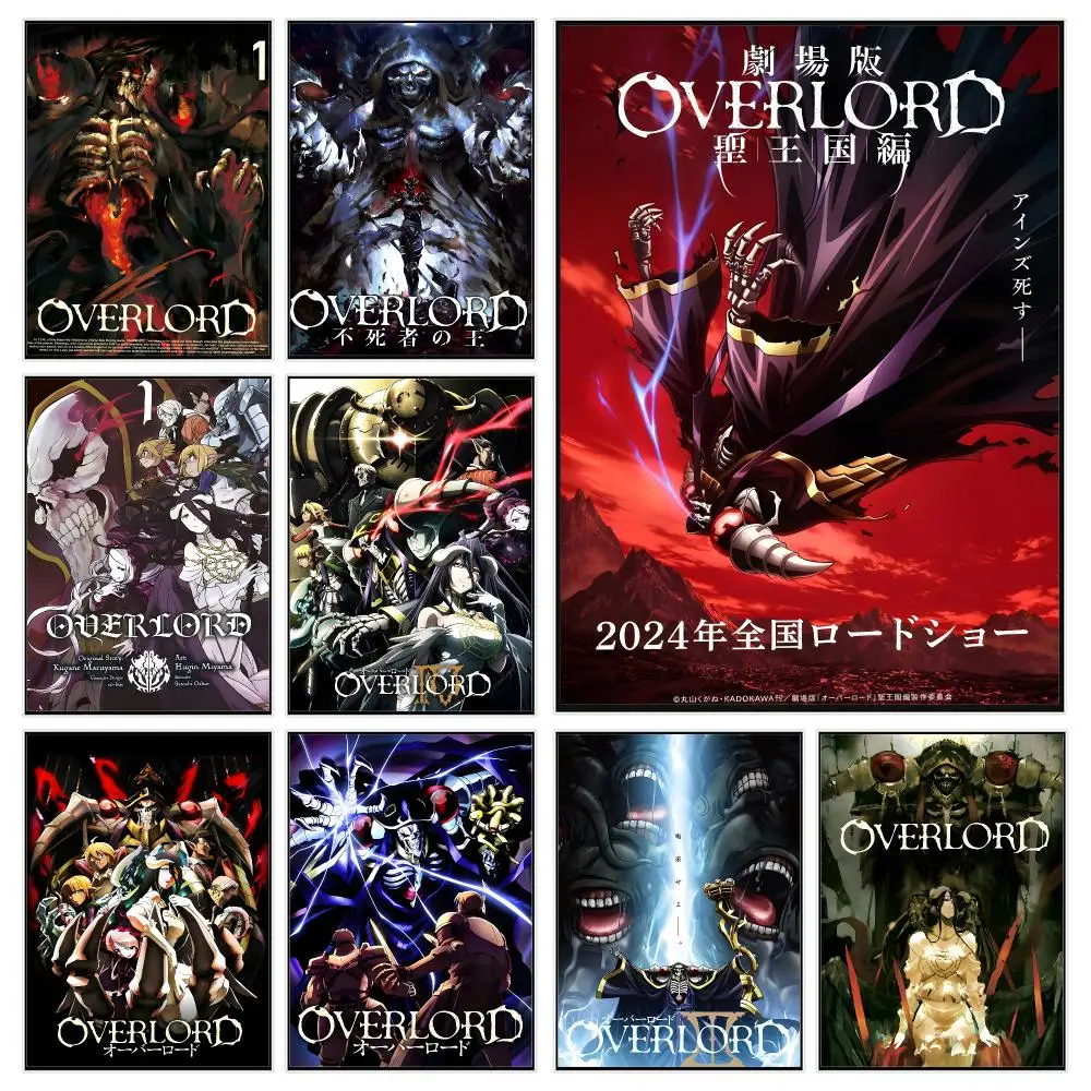 Dark Fantasy O-Overlord Poster Modern Luxury Wall Poster Home Decor Space Enhancer
