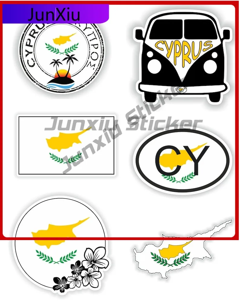 

Cyprus Flag Vinyl Decals A Set Of Six Pieces Stickers X 500 Motorcycle Stickers Custom Decals For Car Logo Stickers Personalized