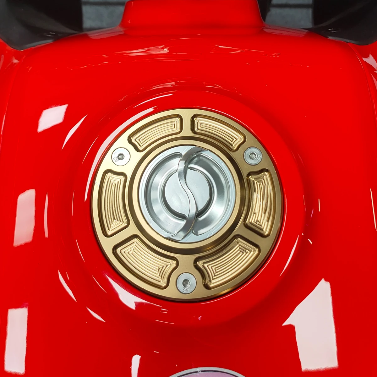 

For CFMOTO CF MOTO XO-1 Papio 125 Racer ABS Minibike CNC Keyless Fuel Tank Gas Cap Cover XO CF125 Accessories