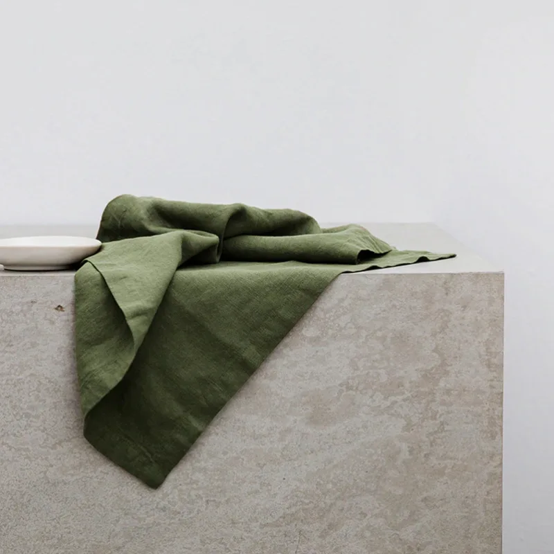 

6PCS Linen Napkins,Sage Green Natural Material, 40x40cm Soft Durable Table Napkin,for Dinning Birthday Party Wedding Decor
