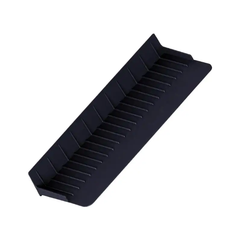 E8BD Tub and Sink Water Barrier with Cuttable Flexible Form, Ribbed Panel, Side and Water-Return Profile Design