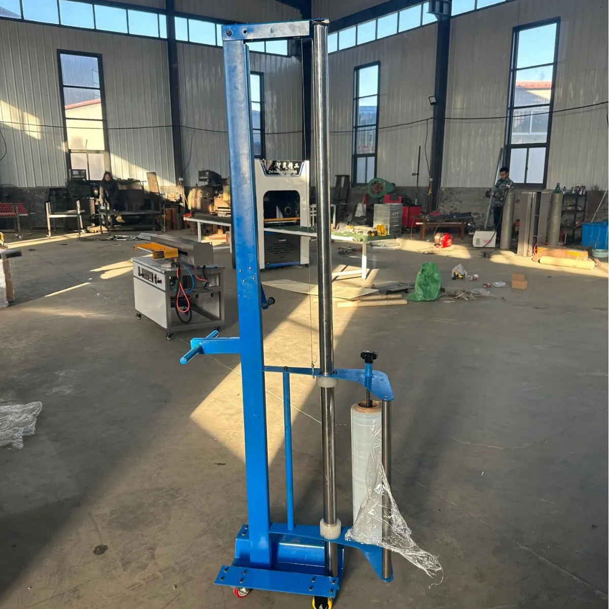 Manual Stretch Film Wrapper, Pallet Wrapping & Packing Machine