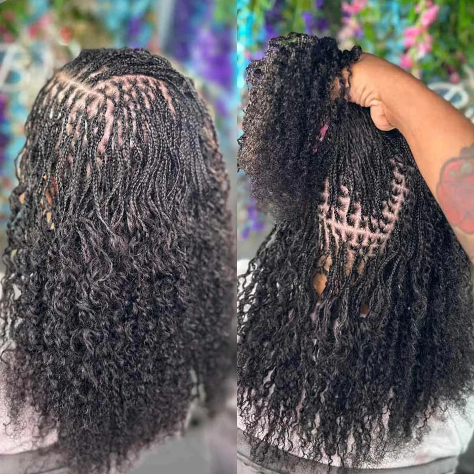 البرازيلي QVR الأفرو غريب السائبة الشعر البشري لتضفير الشعر Dreadlock 50 جرام/قطعة عذراء الطبيعي البني ريمي الشعر البشري لاول مرة تمديد #4