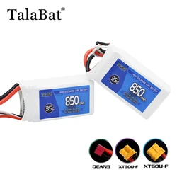 NEW 11.1V 850mAh 35C LiPo Battery For RC Quadcopter Helicopter FPV Racing Drone Spare Parts 3s Rechargeable Battery