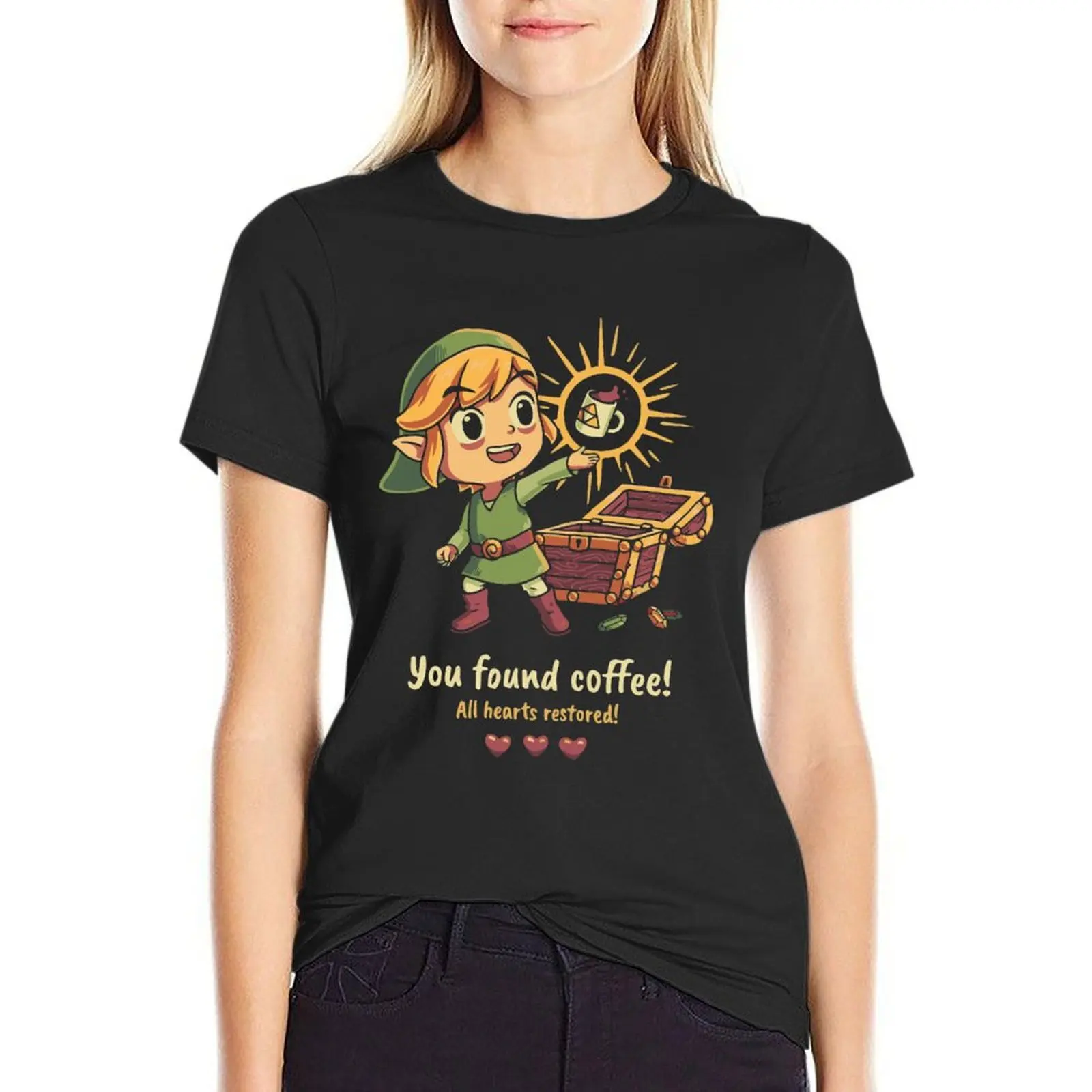 You found coffee! T-Shirt female tops western t-shirt dress for Women