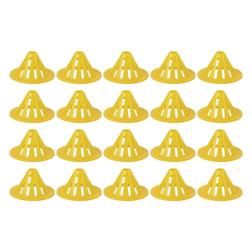 20Pcs Plastic Beehive Escape Equipment Cone Shape One-Way Entrance Gate Beehive Entrance Exit Cone Honey Harvesting