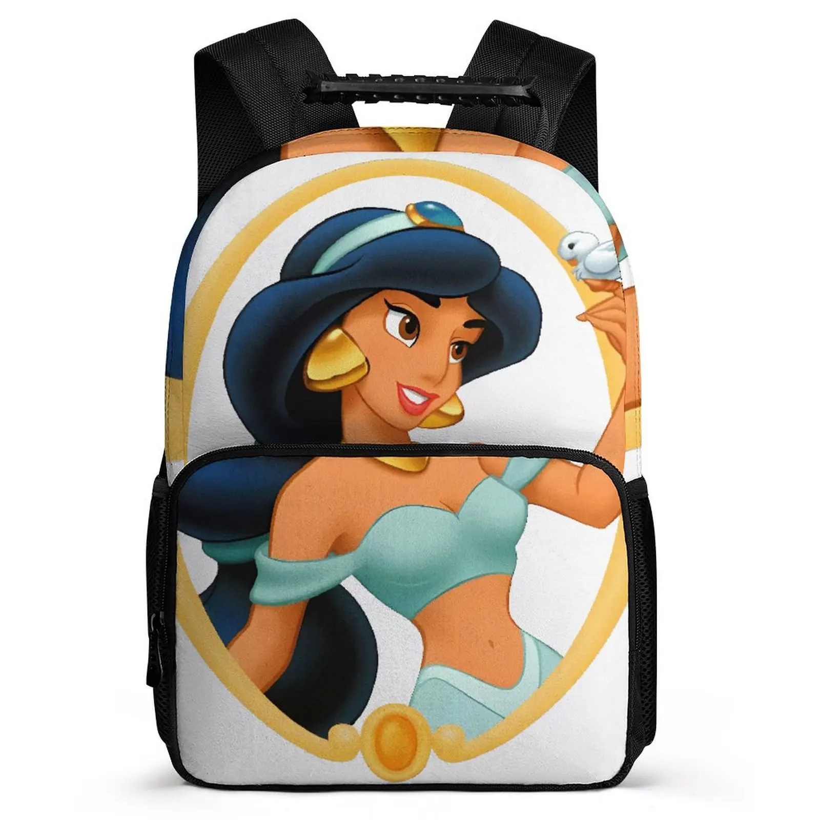 

Модный рюкзак для девочек-подростков из мультфильма «Принцесса», жасмин, 16 дюймов