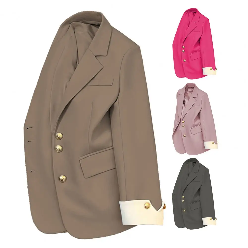 2025 Fashion New Women Suit Coat Elegant Casual Blazer Jacket Spring Autumn Office Ladies Clothing Basic Coat Female Jacket