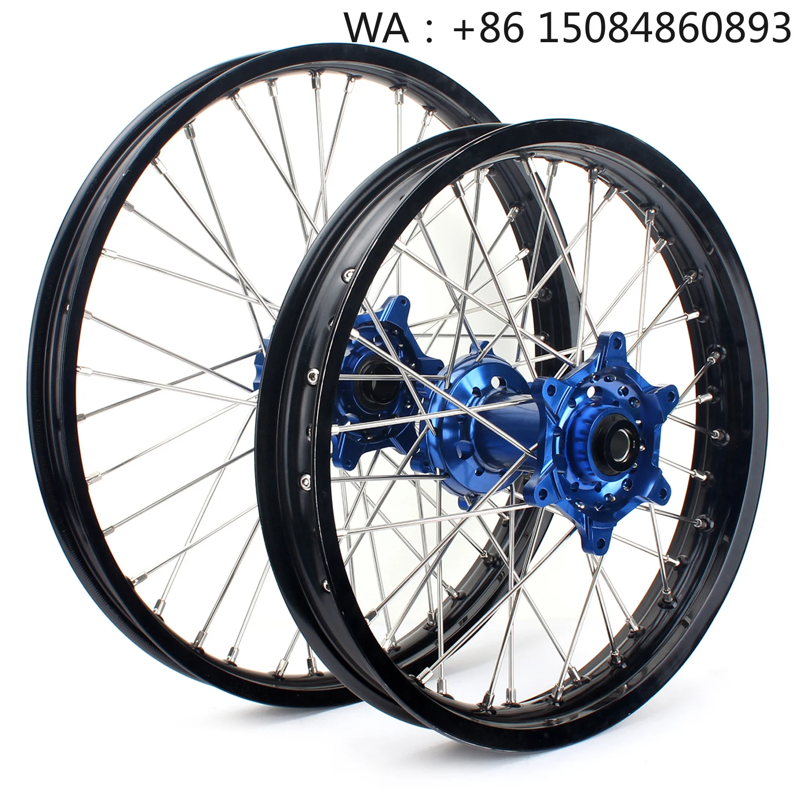 

6061-T6 aluminum alloy aerospace material, motorcycle parts, 21*18 Inch Front Rear Spoke Wheel Set for Motocross Off-road Trial