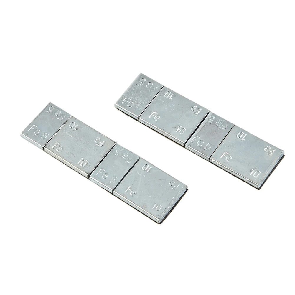 1 stücke 60g 5g/10g Eisen Rad Balance Gewicht Reifen Klebstoff Reifen Balancer Rad Block für Auto Motorrad/fahrrad RC Boot Flugzeug – Detail 3