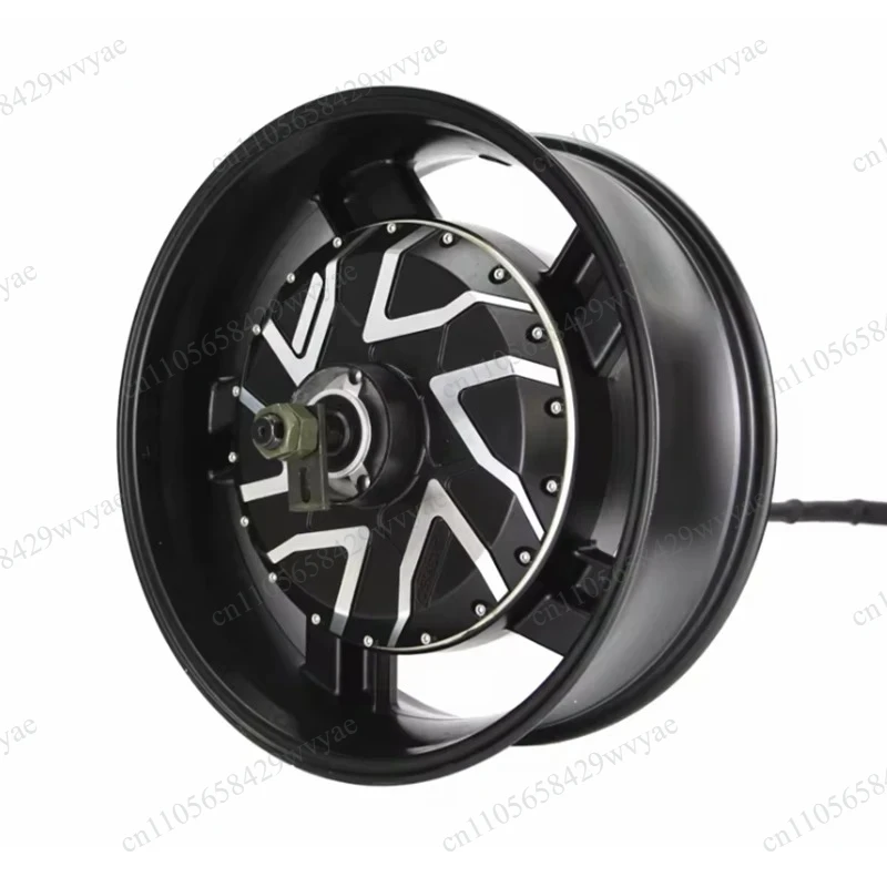 12000W 17X6.0 Inch V4 70H, 8KW 50H 17X3.5 17X6.0, 230mm Dropout Width Electric Motorcycle Hub Motor